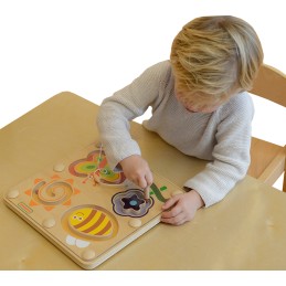 MASTERKIDZ Magnetyczny Labirynt Świat Owadów - Tabliczka