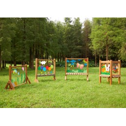 MASTERKIDZ Przezroczysta Akrylowa Tablica Malarska + Kubeczki