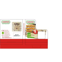 MASTERKIDZ Nauka Emocji Gra Drewniana Montessori