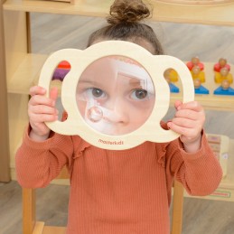 MASTERKIDZ Duża Drewniana Lupa Discovery