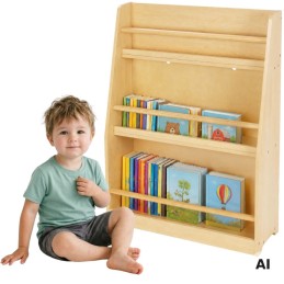 TOOKY TOY Drewniany Regał Na Książki