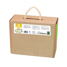 Tooky Toy Edukacyjne Pudełko Montessori Układanka Liczydło Tablica Pogody 6w1 od 3 Lat