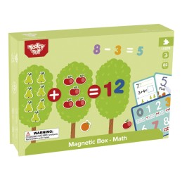 TOOKY TOY Drewniana Gra Magnetyczna Układanka Montessori dla Dzieci