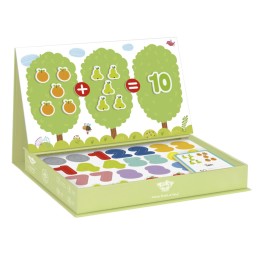 TOOKY TOY Drewniana Gra Magnetyczna Układanka Montessori dla Dzieci