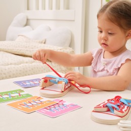 VIGA Nauka Sznurowania Buta Wiązania Kokardki Sznurówki 3+