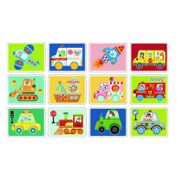 TOOKY TOY Układanka Edukacyjna Montessori Magnetyczne Pudełko dla Dzieci 80 el.