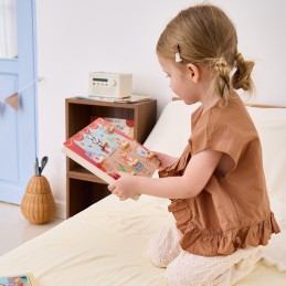 VIGA Drewniane Puzzle Dźwiękowe Układanka Zwierzęta Sensoryczna Montessori