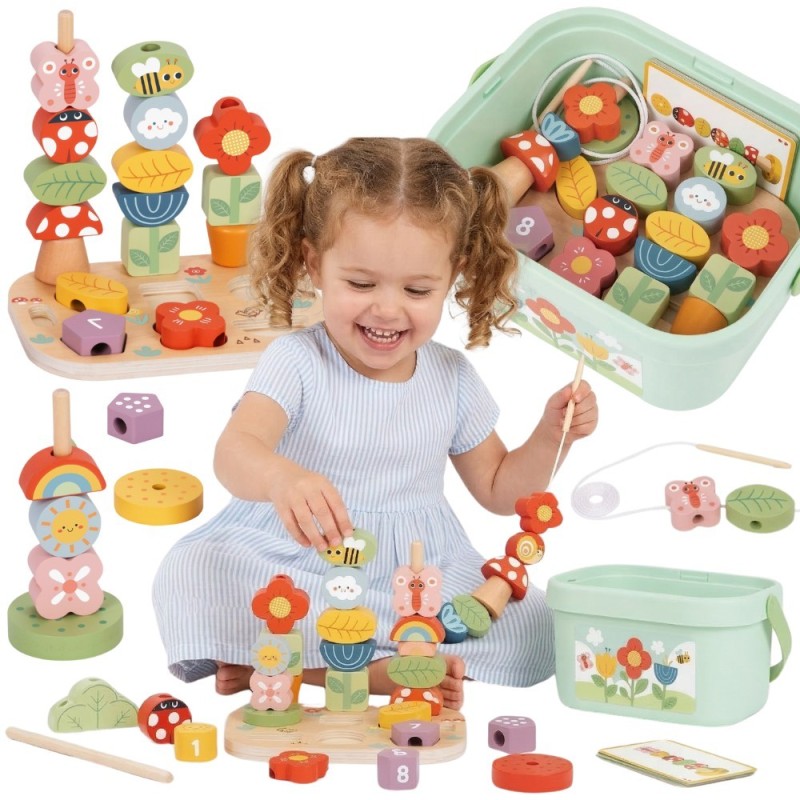 TOOKY TOY Box Edukacyjny 5w1 Magiczny Ogród Montessori