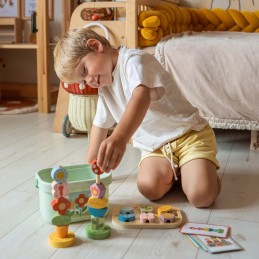 TOOKY TOY Box Edukacyjny 5w1 Magiczny Ogród Montessori