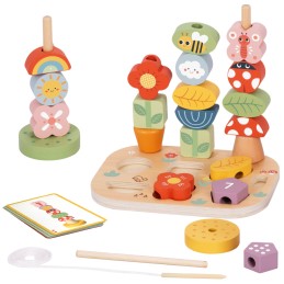 TOOKY TOY Box Edukacyjny 5w1 Magiczny Ogród Montessori