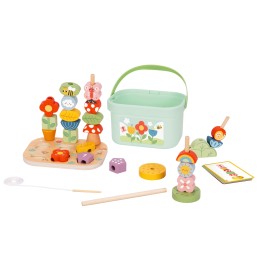 TOOKY TOY Box Edukacyjny 5w1 Magiczny Ogród Montessori