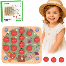 TOOKY TOY Memory Gra Pamięciowa Jabłuszka