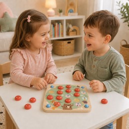 TOOKY TOY Memory Gra Pamięciowa Jabłuszka