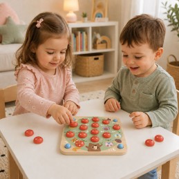 TOOKY TOY Memory Gra Pamięciowa Jabłuszka