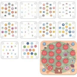 TOOKY TOY Memory Gra Pamięciowa Jabłuszka