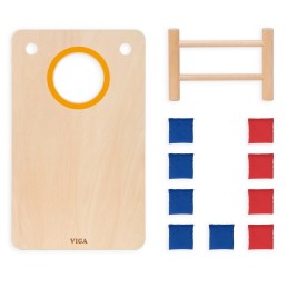 Viga Gra Zręcznościowa 2w1 Kółko i Krzyżyk + Cornhole - Rzut Do celu