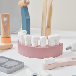 VIGA PolarB Drewniany Zestaw Dentysty Torba