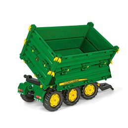 Rolly Toys rollyMulti Trailer -  Przyczepa Wywrotka Rolly Multi John Deere 3 osiowa