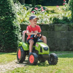 Falk Traktor na Pedały Claas z Przyczepą Duży Ciągnik Zabawka 3+