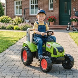Falk Traktor na Pedały Claas z Przyczepą Duży Ciągnik Zabawka 3+