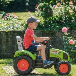 Falk Traktor na Pedały Claas z Przyczepą Duży Ciągnik Zabawka 3+