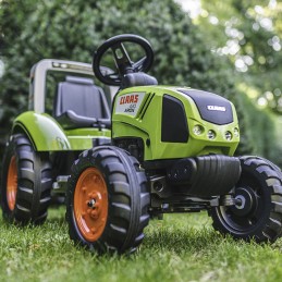 Falk Traktor na Pedały Claas z Przyczepą Duży Ciągnik Zabawka 3+