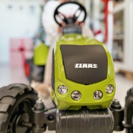 Falk Traktor na Pedały Claas z Przyczepą Duży Ciągnik Zabawka 3+