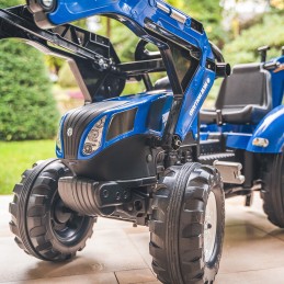 FALK Traktor na Pedały New Holland T8 z Koparką i Przyczepą 3-7 lat