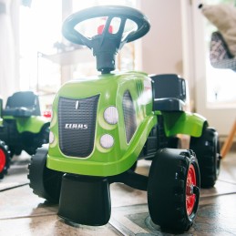 FALK Traktorek Baby Claas Zielony z Przyczepką + akc. od 1-3 lat