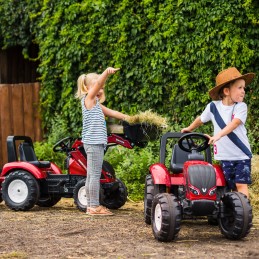 FALK Traktor na Pedały Valtra S4 z Łyżką i Przyczepą 3-7 lat