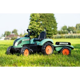 FALK Traktor Lander Zielony na Pedały z Przyczepką od 3-7 Lat