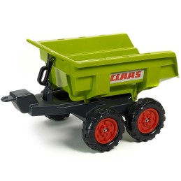 Falk Duża Przyczepka Wywrotka do Traktora Claas R-940C Zielona dla Dzieci