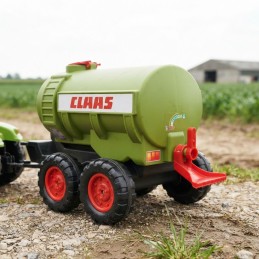 FALK Przyczepa Beczkowóz Cysterna Claas dla Dzieci 3-7 Lat do Traktora