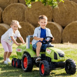 FALK Przyczepa Beczkowóz Cysterna Claas dla Dzieci 3-7 Lat do Traktora