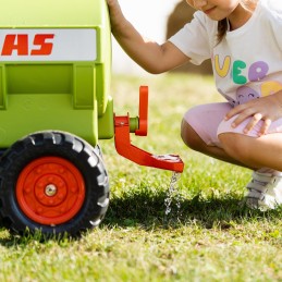FALK Przyczepa Beczkowóz Cysterna Claas dla Dzieci 3-7 Lat do Traktora