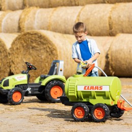 FALK Przyczepa Beczkowóz Cysterna Claas dla Dzieci 3-7 Lat do Traktora