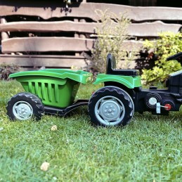 WOOPIE Traktor na Pedały Farmer GoTrac MAXI z Przyczepą Ciche Koła