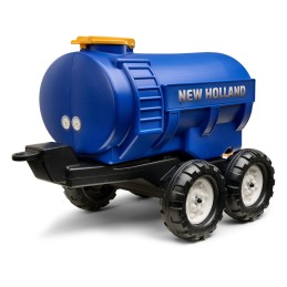 FALK Przyczepa Cysterna Beczkowóz z Kranem New Holland Niebieska 3-7 Lat