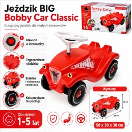 BIG Jeździk Odpychacz Bobby Car Classic