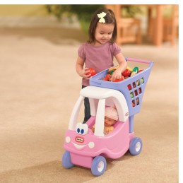 Wózek na zakupy dla dzieci Cozy Coupe  Little Tikes różowy
