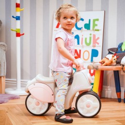 FALK  Jeździk Scooter Strada Retro Dla Dziewczynki Ciche Opony od 1 Roku
