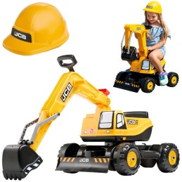 FALK Koparka JCB DIGGER Obrotowa Żółta Ruchoma Łyżka Od 3 Lat.