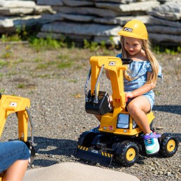 FALK Koparka JCB DIGGER Obrotowa Żółta Ruchoma Łyżka Od 3 Lat.