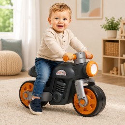 FALK  Jeździk Biegowy Ciche Koła Motor Prem1er Retro Czarny 12m+
