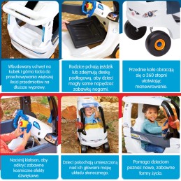LITTLE TIKES Jeździk Cozy Coupe – Łazik Kosmiczny