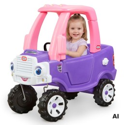 Jeździk Samochód Terenowy Różowo-Fioletowy dla Dzieci Little Tikes