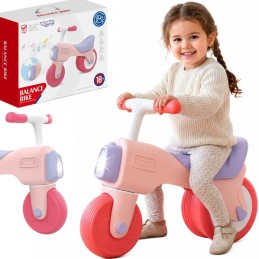 WOOPIE  BABY Rowerek Biegowy Jeździk Dźwięk 18m+ Różowy