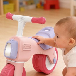 WOOPIE  BABY Rowerek Biegowy Jeździk Dźwięk 18m+ Różowy