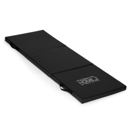 Materac gimnastyczny czarny do ćwiczeń fitness 182x60 cm