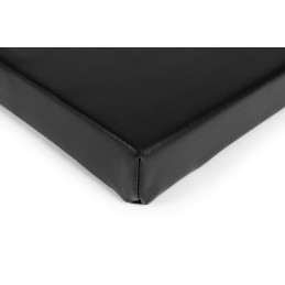 Materac gimnastyczny czarny do ćwiczeń fitness 182x60 cm